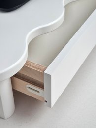 Monitor stand FLOWER 109cm wide for two monitors funky style
