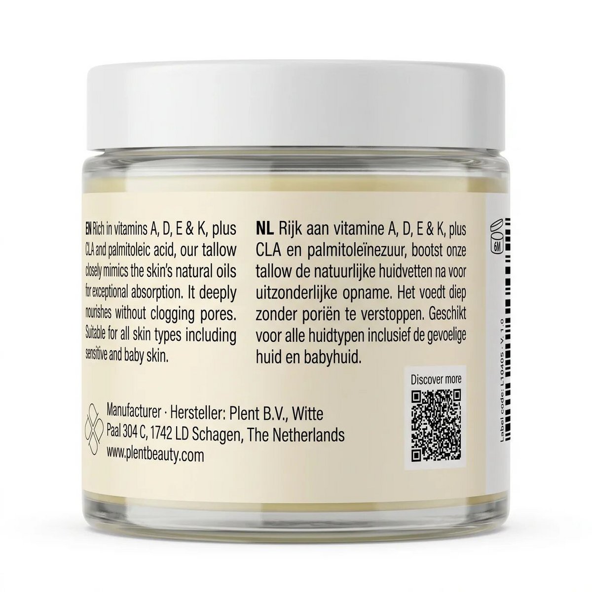 Plent - Balsamo al sego con vitamina E - 120 ml