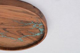 PLATEAU EN BOIS NUAGEUX ou PLATEAU DE SERVICE