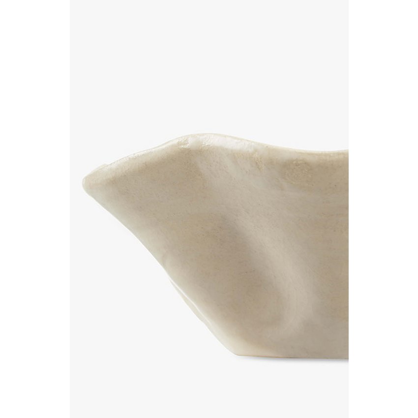 Handmade bowl Kate from Portuguese ceramics 25 x 8 cm matt gloss ecru