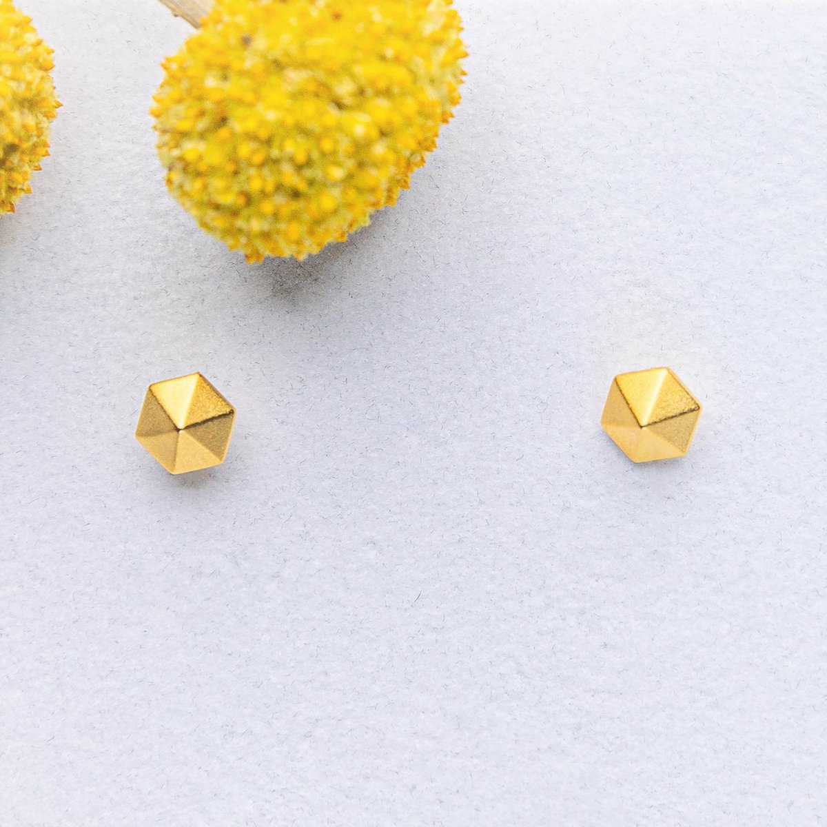 Gold plated earrings PURE 07