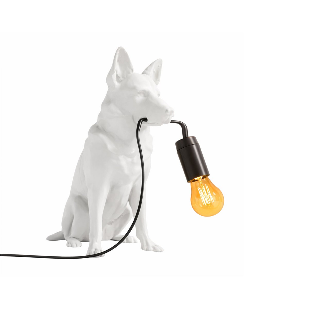 German Shepherd table lamp