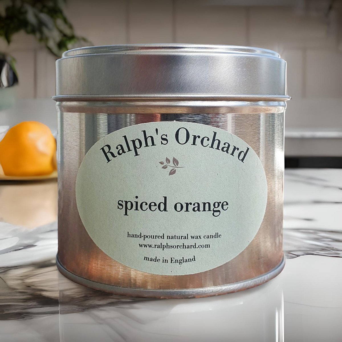 Spiced Orange scented candle - winter candles