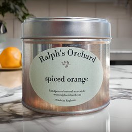 Candela profumata all'arancia speziata - candele invernali