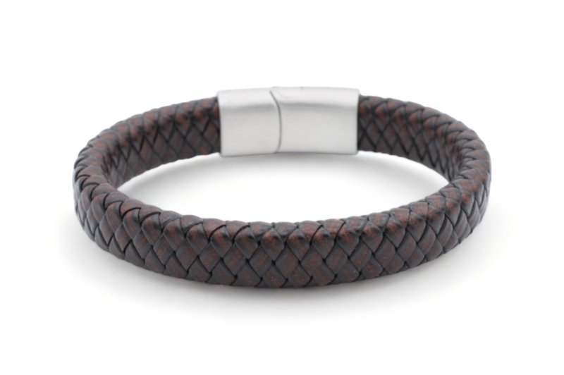 Læderarmbånd 12mm - Med kollektion