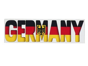 Magnet made of wood 3D Germany, 13x3.5cm