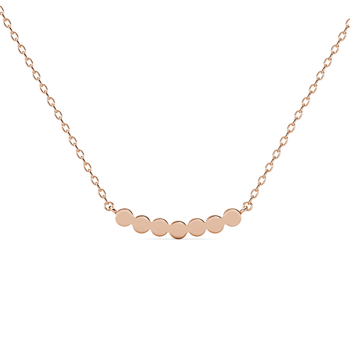Colgantes Evelyne - Oro rosa y cristal