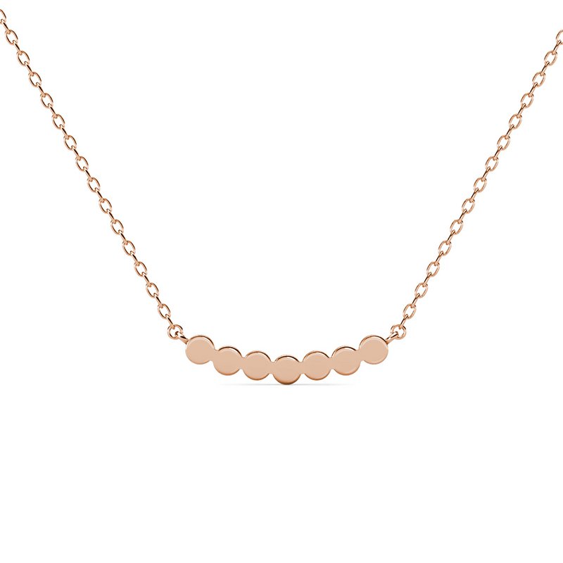 Pendentifs Evelyne - Or RosÃ© et Cristal