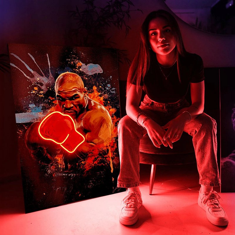 Iron Mike | LED vægkunst