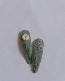 Barrettes à cheveux rose menthe