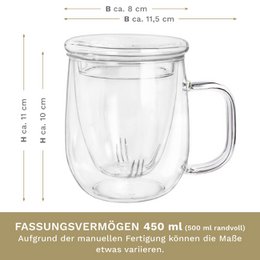 Creano teglas med si og låg 450ml