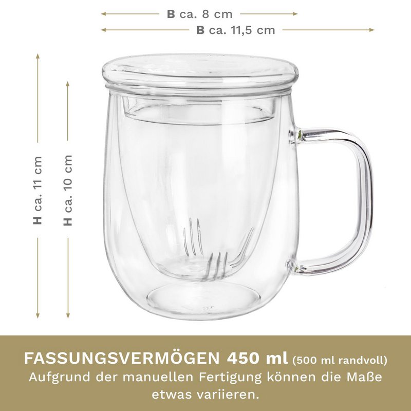 Creano teglas med si og låg 450ml