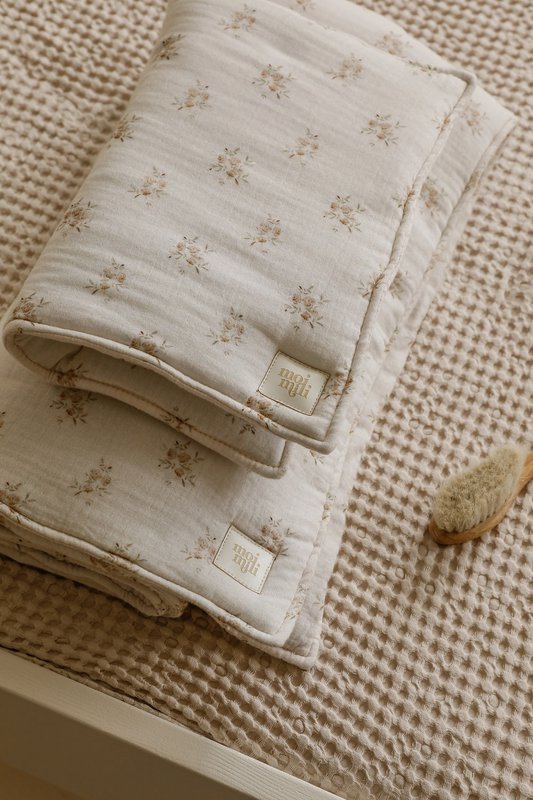 Zestaw muślinowych okładek dziecięcych „Boho Flowers”