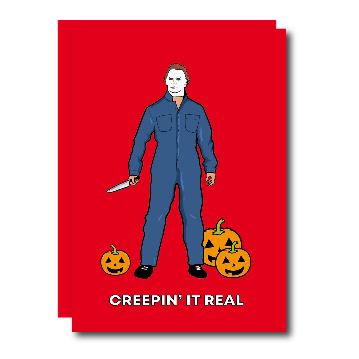 Creepin' It Real Halloween-Karte