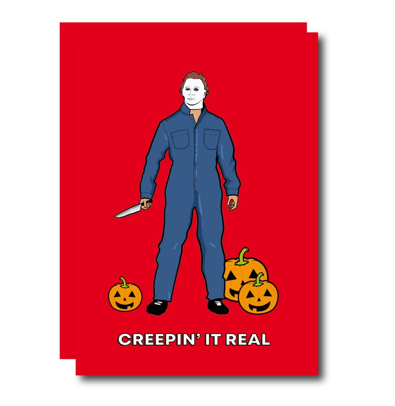 Creepin' It Real Halloween-Karte