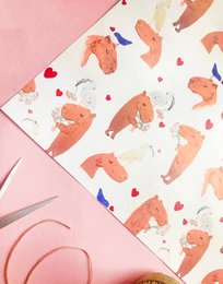 Capybara Gift Wrapping Paper Roll