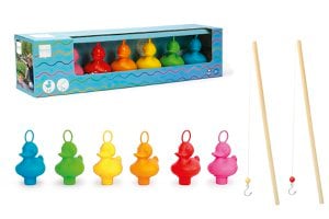 6er Set Jahrmarktsenten - Regenbogen