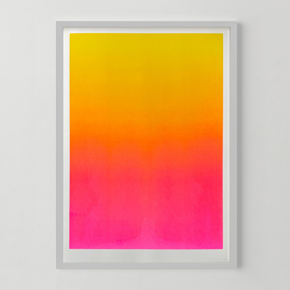 Riso Artprint Degradado Amarillo/Rosa, Risografía, DIN A3
