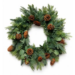 Kerstkrans Wintergroen Ø60 cm