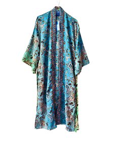 Langer Kimono – Otra Cosa – 4186 – Blau/Rosa