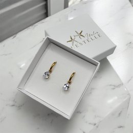 ARIADNE - Hoop earrings with Zircon