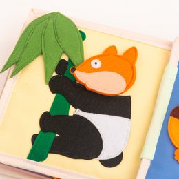 Animal Friends - Mini libro tranquillo di 6 pagine