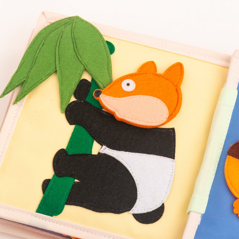 Animal Friends - Mini libro tranquillo di 6 pagine