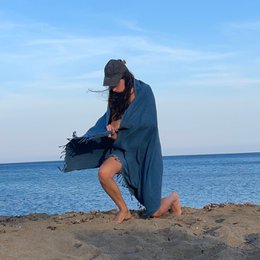 SEA ME Stonewashed Turkish Towel - thick and soft for your best self care routine