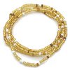 H-E22.1 B1661-007 Armband Glassbads Braun