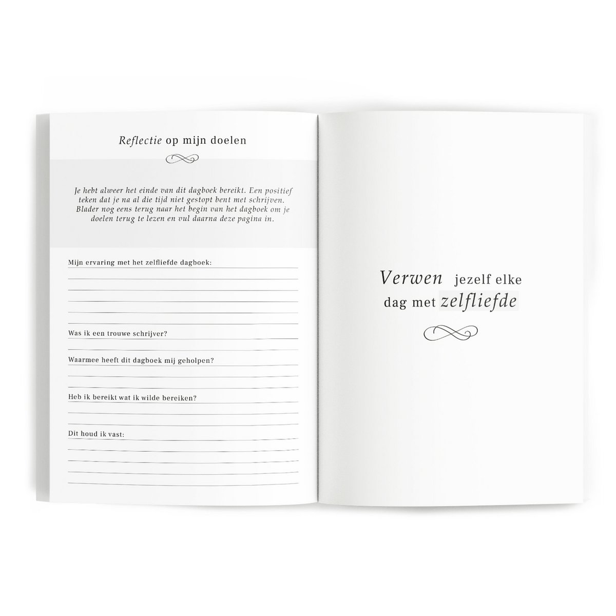 Fyllbooks Tagebuch für Selbstliebe - Leinenkamel mit Goldfolie