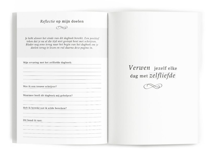 Fyllbooks Tagebuch für Selbstliebe - Leinenkamel mit Goldfolie