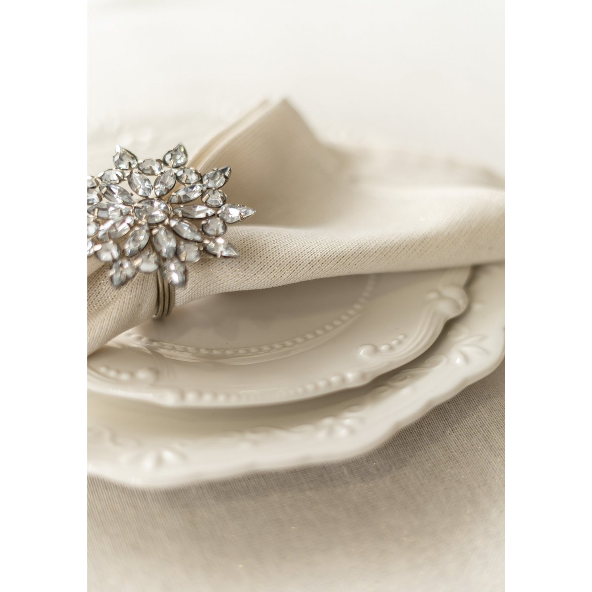 Festive napkin | Liso Crudo Oro