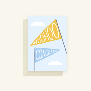 Eco Greeting Card — Woohoo!