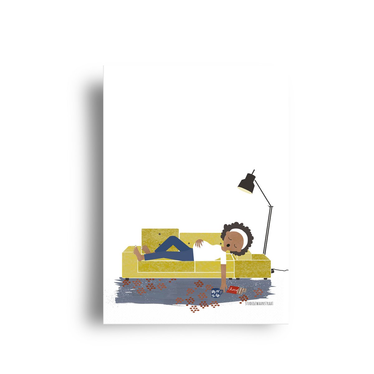 Postkarte - Serie 'Bäuche' - Polder Sofa