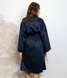Peignoir Kimono Cosmos Foncé