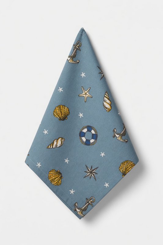 Nautilus tea towel
