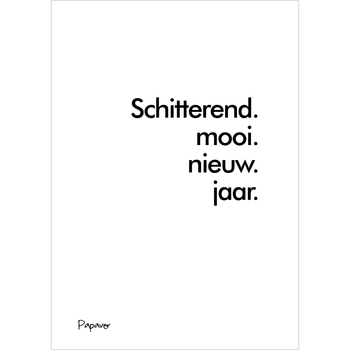 Schitterend