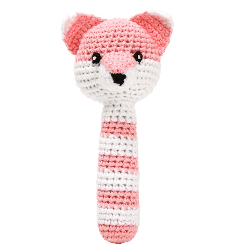 Rattle stick - Fox (peach)