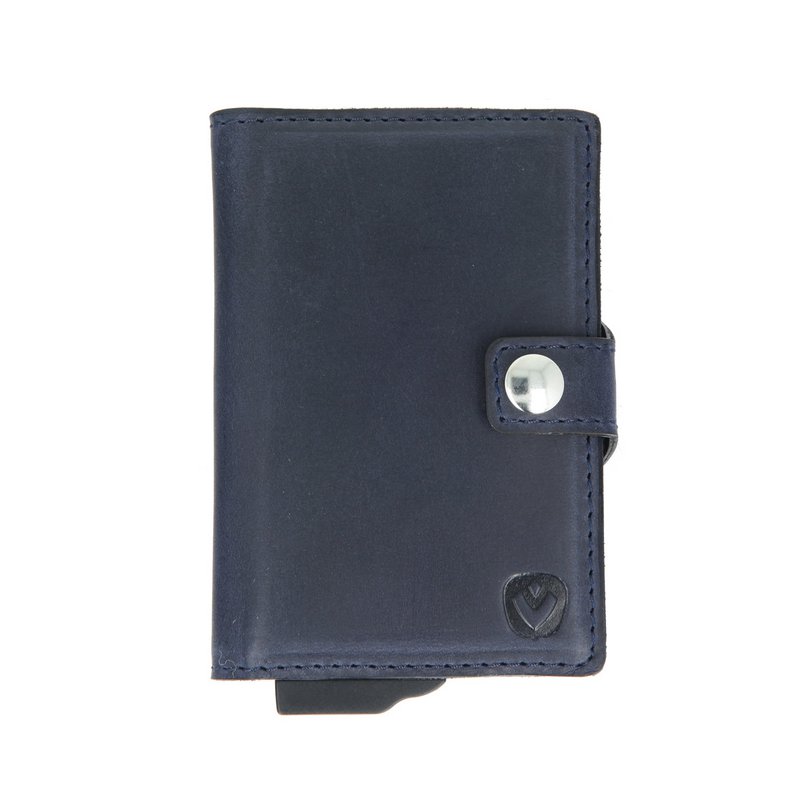 Card Case Plus Wallet Vintage Blue