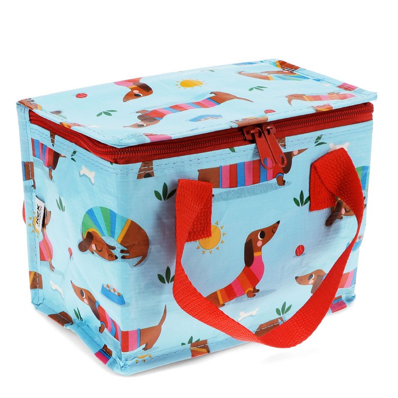 Borsa termica per il pranzo - Sausage Dog (blu)