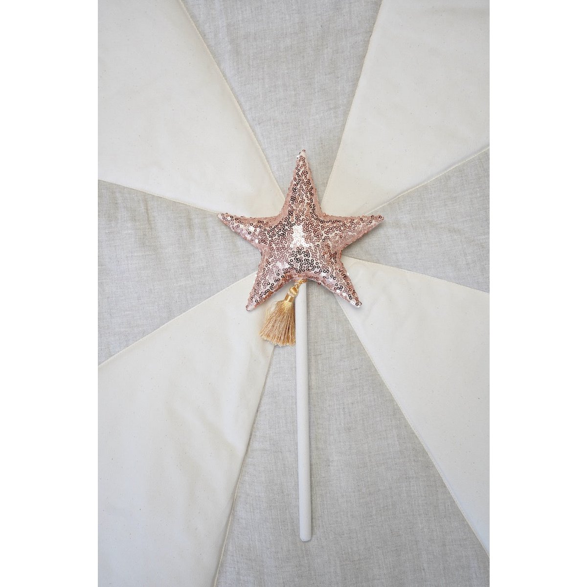 "Roseguld pailletter" Wand
