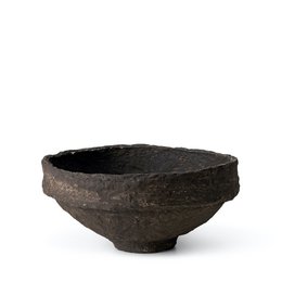 Bol sculptural SUSTAIN, grand brun