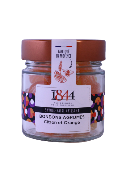 Caramelos "Rodajas" de Limón y Cítricos Naranja - Bote 160g