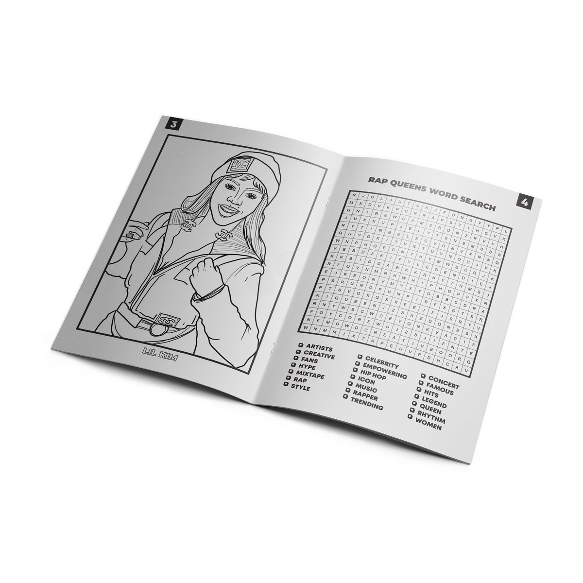 Livre d'activités Rap Queens
