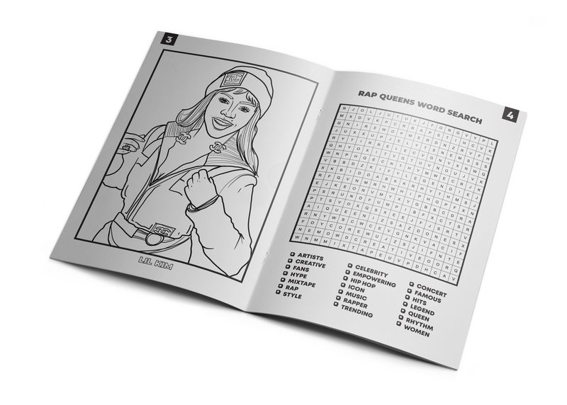 Livre d'activités Rap Queens