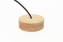 Lampada in legno, lampada a sospensione in legno