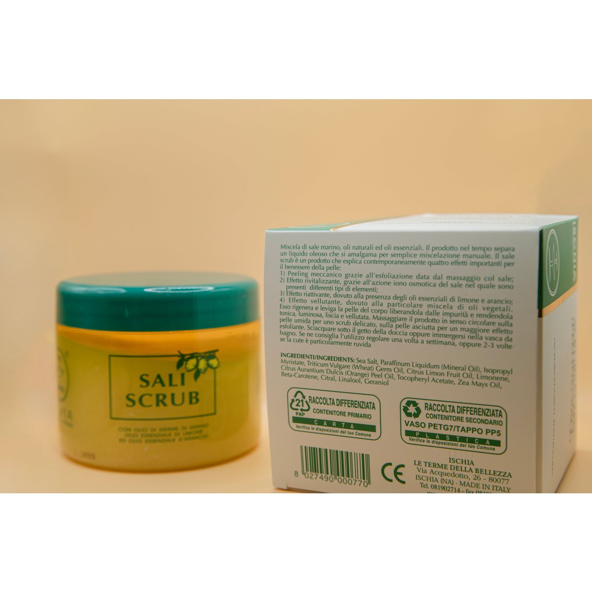 Peeling Solny - waga słoika 700 gr
