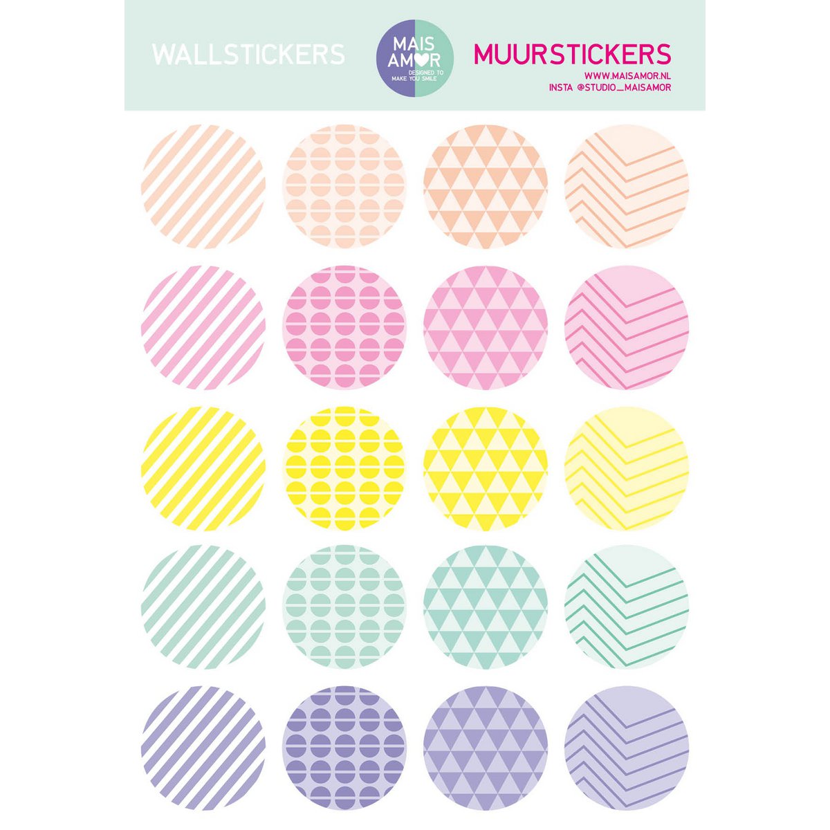 NEU Wandsticker 'Happy Dots'