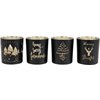 TISCHLICHTER MERRY&BRIGHT 4 TEILIGES SET (HOFF1385)