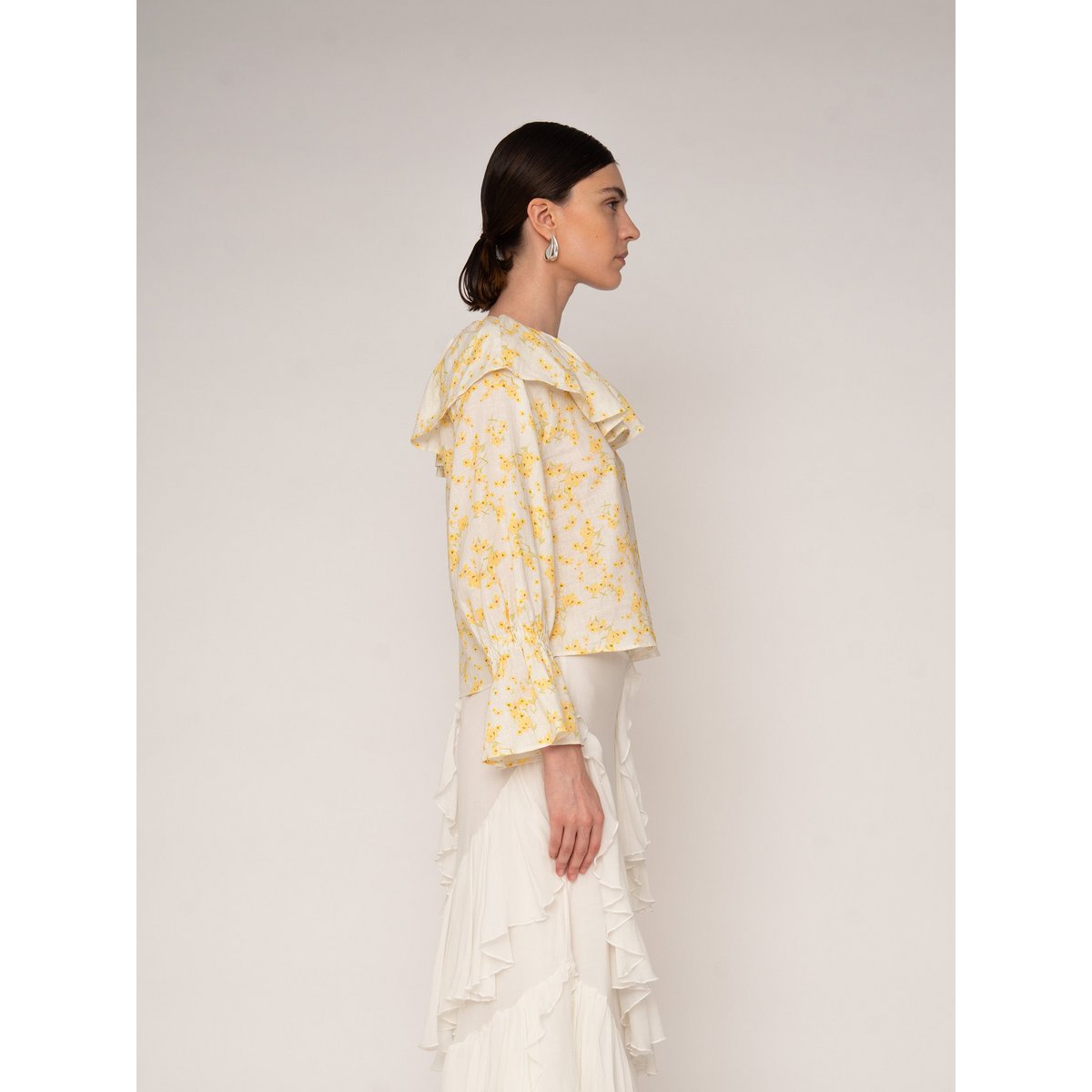 Marguerite Floral Print Blouse
